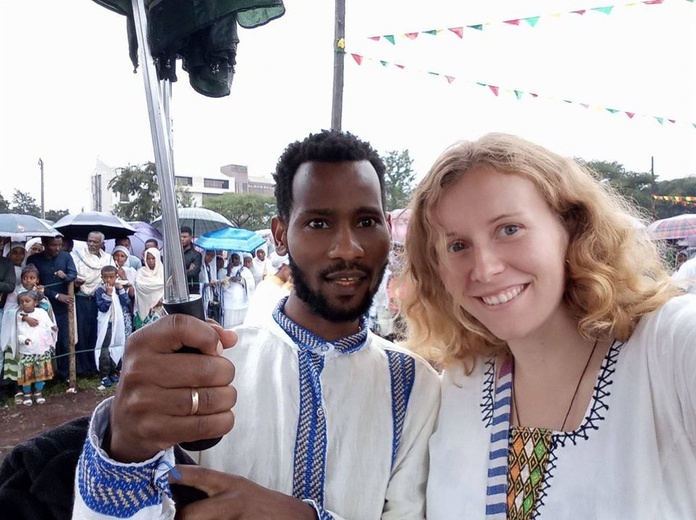 Magda i jej mąż, Tesfa, opiekują się dziećmi ulicy w Etiopii