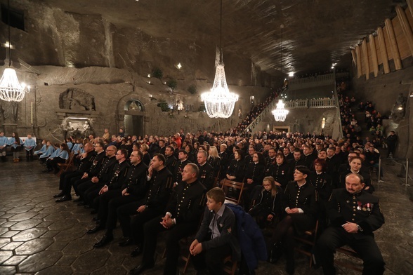 W Kopalni Soli "Wieliczka" odbyła się tradycyjna górnicza Pasterka