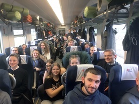 Pojechali pociągiem na Europejskie Spotkanie Młodych
