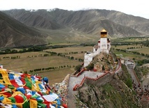 Jeden z buddyjskich klasztorów  w Tybecie