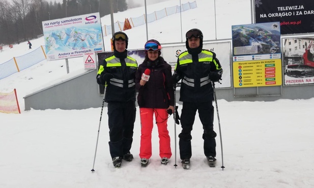 Ferie 2020. Policyjne patrole narciarskie na stokach w województwie śląskim