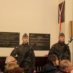 Odsłonięcie tablicy upamiętniającej mjr. Stefana Janusa