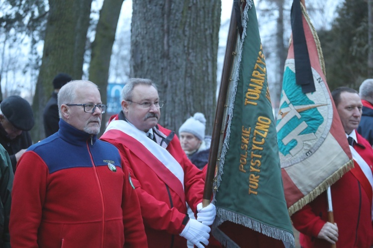 Ostatnie pożegnanie śp. Stefana Jakubowskiego, budowniczego kaplicy na Groniu Jana Pawła II