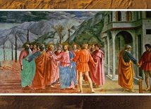 Tomaso di ser Giovanni 
Guidi di More, zwany Masaccio
PŁACENIE DANINY 
fresk, 1426–1427 kościół Santa Maria del Carmine, Florencja