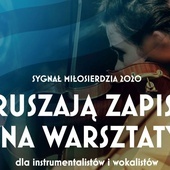 Plakat reklamujący warsztaty.