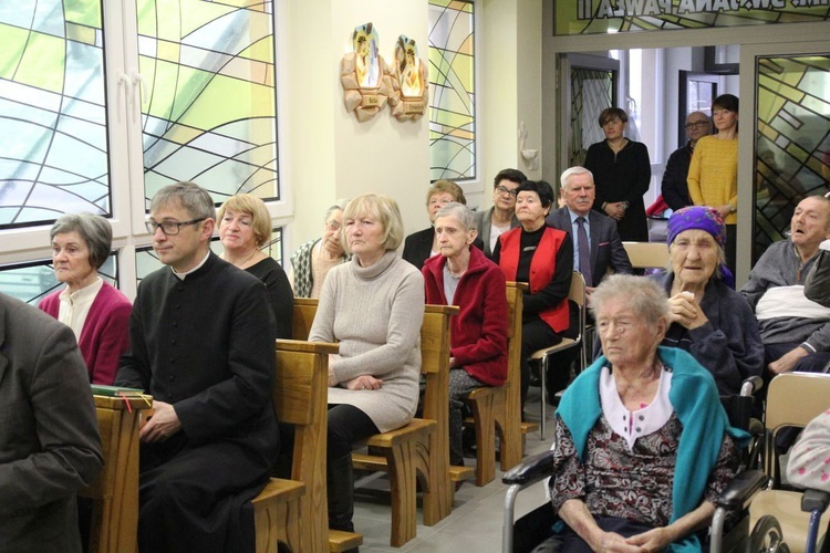 W kaplicy Hospicjum św. Jana Pawła II w Bielsku-Białej.