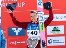 Piotr Żyła wygrał konkurs skoków w Bad Mitterndorf 