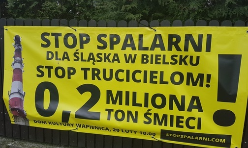 Bielsko-Biała. Mieszkańcy Wapienicy nie chcą spalarni śmieci 