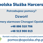 Harcerze chorągwi opolskiej ZHP proponują pomoc