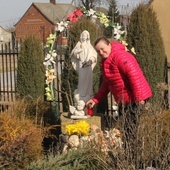 Figurę Matki Bożej Beata Ambrożek i jej mąż przywieźli z Medjugorie.