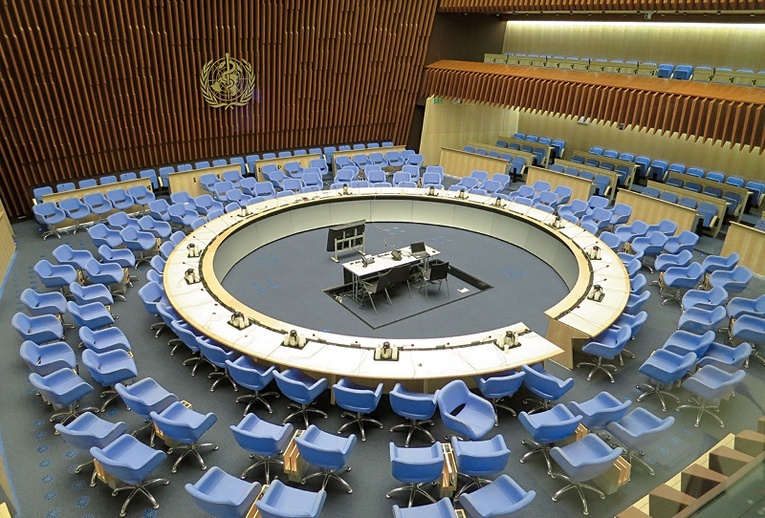 Siedziba Światowej Organizacji Zdrowia w Genewie.