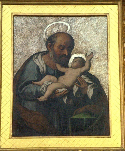 Ikona św. Józefa z Dzieciątkiem była bardzo czczona w wiśnickim klasztorze karmelitów.