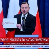 Prezydent Duda: Rozpoczynamy akcję "Kupuj świadomie produkt polski"