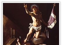 Francesco Buoneri zwany Cecco del Caravaggio "Zmartwychwstanie Jezusa", olej na płótnie, 1619–1620, Instytut Sztuki, Chicago
