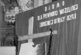 Grób Pański w przasnyskiej farze w 1983 r.