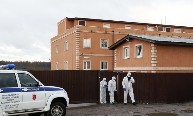 Wysoki dobowy wzrost liczby zakażeń koronawirusem w Rosji