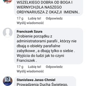 Życzenia czytelników dla bp. Marka