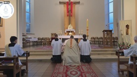 Dzięki transmisji online w modlitwę włączyli się wierni całej diecezji.