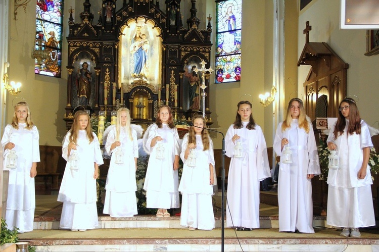 Anielskie przedstawienie w kościele pw. Matki Bożej Anielskiej w Bielczy. 