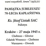 Archiwalne zdjęcia z życia ks. Józefa Lisiaka SAC