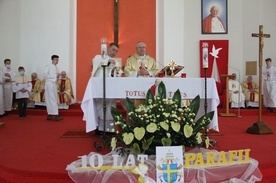 Parafia Jana Pawła II w Lublinie obchodzi jubileusz 10 lat istnienia