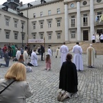 Uroczystości Bożego Ciała w katowickiej katedrze.