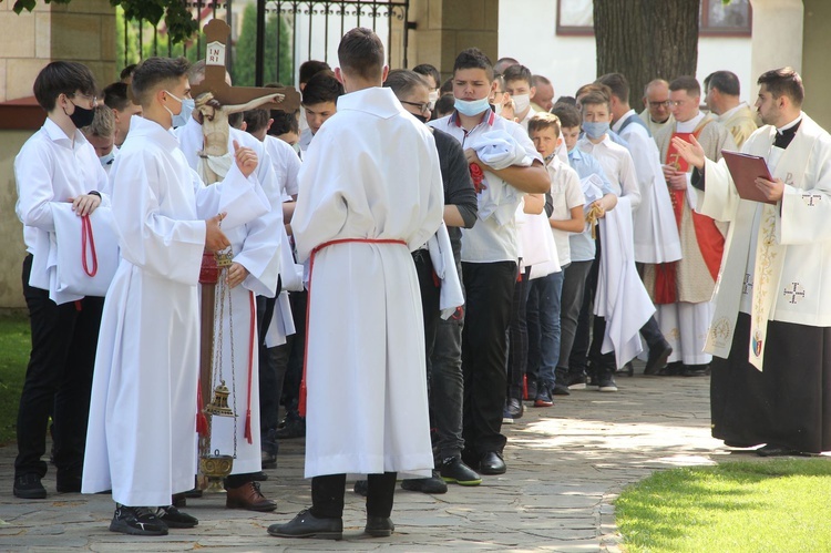 Błogosławieństwo lektorów w Ujanowicach