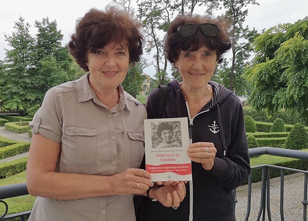 Maria Wanke-Jerie (z lewej) i Małgorzata Wanke-Jakubowska, autorki książki „Dajmy toczyć się wypadkom. Małgorzata Longchamps de Bérier (1950–1989). Cicha bohaterka Solidarności – mądra i dobra”, Wrocław 2019.