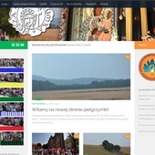 Zrzut ekranu z nowej strony internetowej świdnickiej pieszej pielgrzymki.