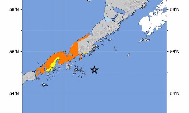Potężne trzęsienie ziemi na Alasce