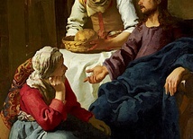 Jan Vermeer, „Chrystus w domu Marty i Marii” (1654–1656), Szkocka Galeria Narodowa.