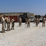Poświęcenie pojazdów polskich żołnierzy w Afganistanie