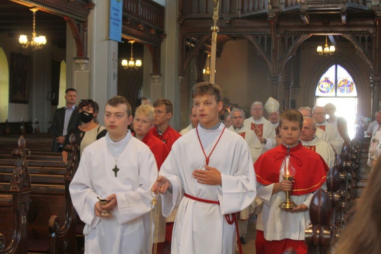 Poświęcenie Domu Samotnej Matki w Pieszycach