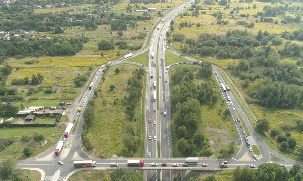 Sosnowiec. Węzła na drodze S1 nie będzie w tym roku. "Dochodzi do nerwowych sytuacji, do stłuczek"