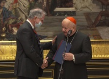 Rocco Buttiglione laureatem Nagrody im. bp. Tadeusza Pieronka