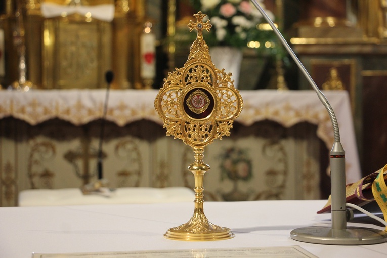 Wprowadzenie relikwii św. Maksymiliana Marii Kolbe w Górze św. Małgorzaty