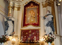 Cudowny obraz Matki Bożej w wysokolskim sanktuarium.