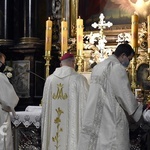 Roraty z biskupem w parafii katedralnej