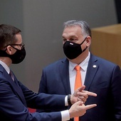 Premierzy Polski i Węgier na unijnym szczycie.