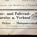 Przedwojenny folder reklamowy dla urzędników w Opolu. Rachunki z czasów wojny