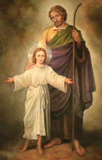 Obraz św. Józefa  w kaplicy ojców karmelitów bosych,  przy ul. Racławickiej 31.
