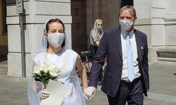 Ślub w czasach pandemii.