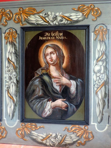 Obraz przedstawiający Najświętszą Marię Pannę