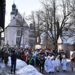 Kolędnicy, akordeoniści i heligoniści w Zakliczynie