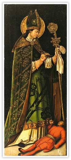 Leonhard BeckŚw. Walenty olej na desce, ok. 1510Muzeum zamkowe, Coburg