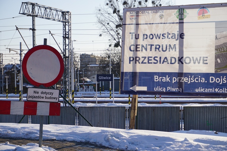 Gliwice. Będą utrudnienia komunikacyjne w związku z budową centrum przesiadkowego