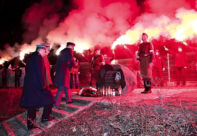 Uroczystości z okazji  1 marca w Malborku  w 2016 roku.