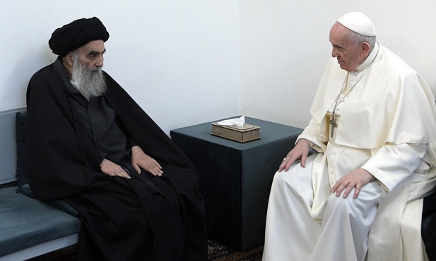 "Niezłe halo!" Polityczne interpretacje irackiej wizyty papieża w świecie islamu