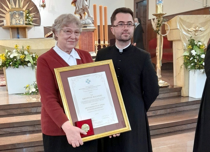 Krystyna Malicka odebrała medal "Benemerenti in Opere Evangelizationis"