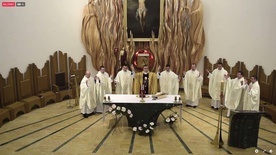 Msza św. w seminaryjnej kaplicy.